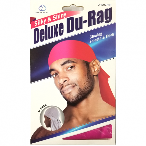  DREAM SMOOTH & THICK DELUXE DU-RAG HOT PINK