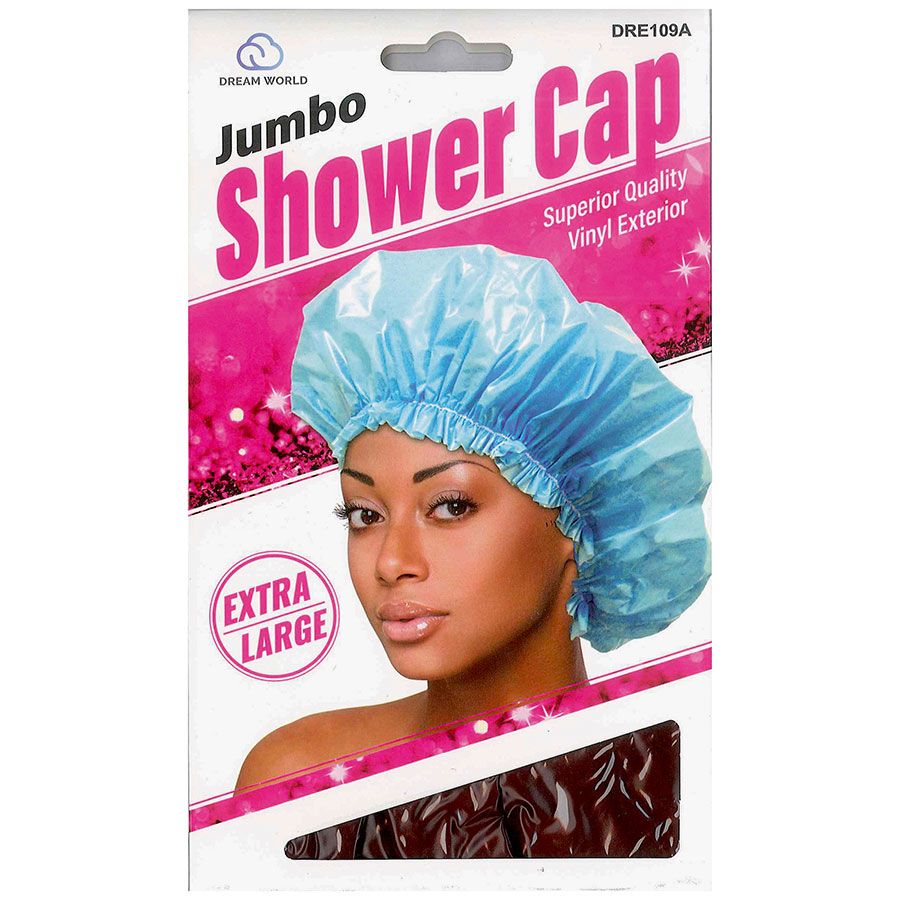  Dream World Jumbo Deluxe Luxury Shower Cap Extra Large - Assorted