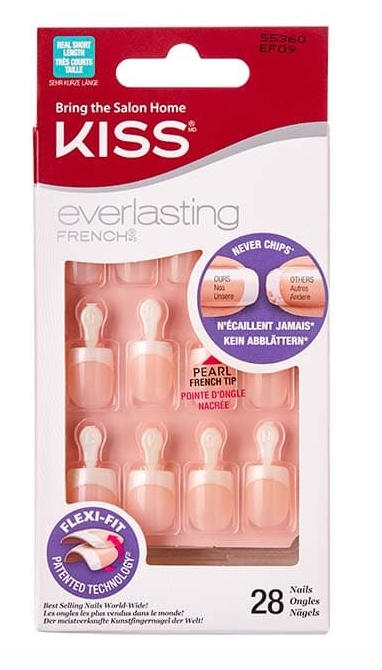  Kiss Everlasting French Nail Kit String Of Pearls EF09
