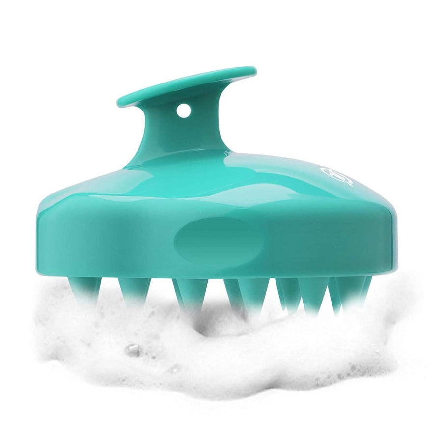  MHS Hair Scalp Massager Shampoo Brush - Sea Green