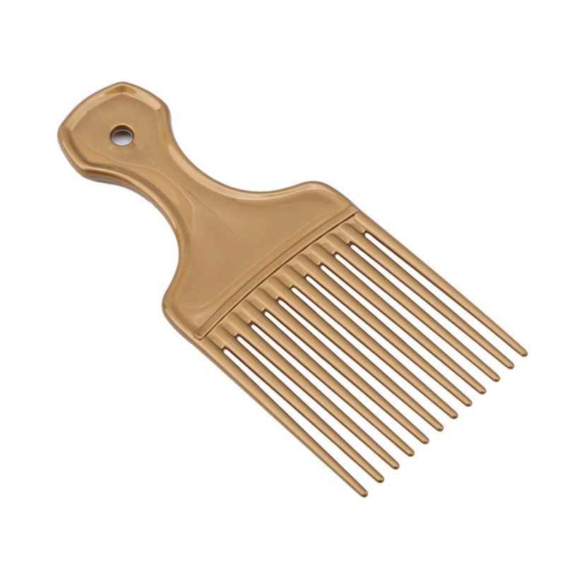 Plastic Afro Comb Gold