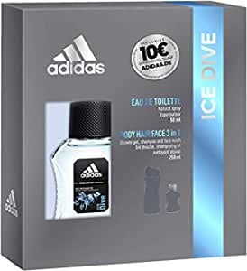 Adidas Men Ice Dive Geschenkset – Edt 50 Ml & Duschgel 250 Ml