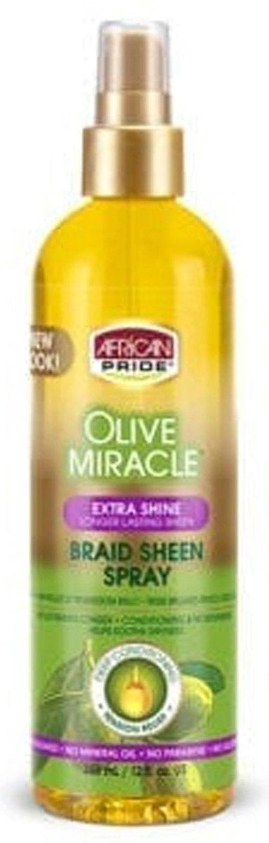 African Pride Extra Shine – Braid Sheen Spray 355 Ml