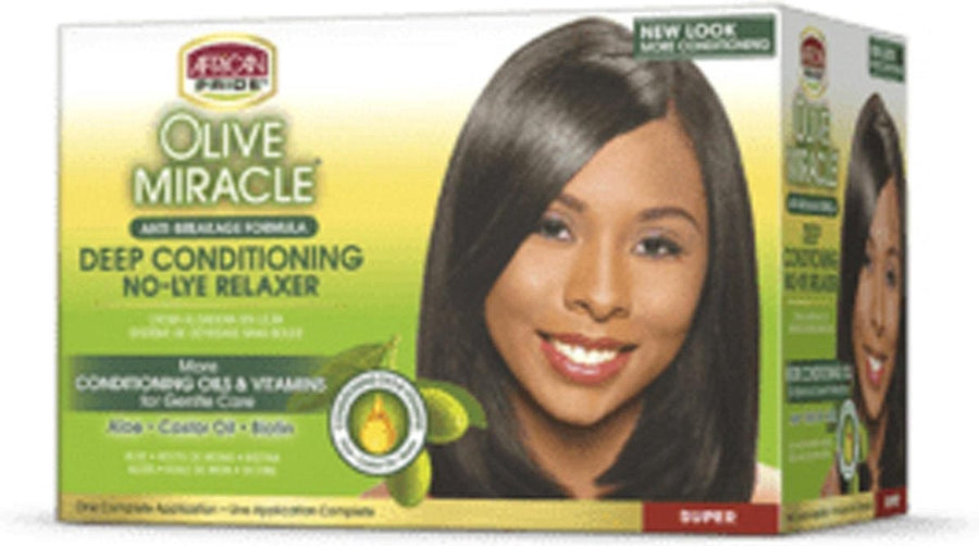 African Pride Olive Miracle – Tiefenpflegender Relaxer Ohne Lauge