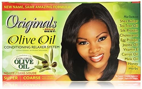 Africa's Best Organics Olivenöl Conditioner Relaxer System – Super Grob