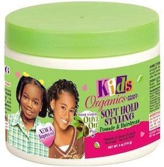 Africa's Best Kids Organics – Soft Hold Styling Pomade & Hairdress 114g