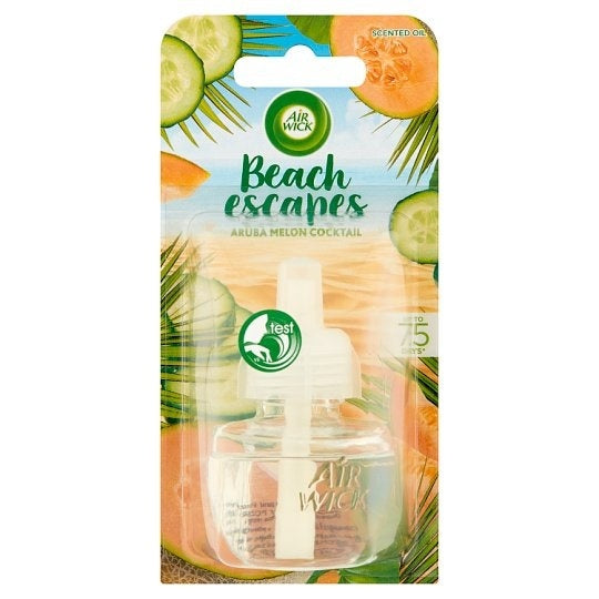 Airwick Beach Escapes Aruba Melon Cocktail Nachfüller – Elektrischer Aromadiffusor 19 Ml