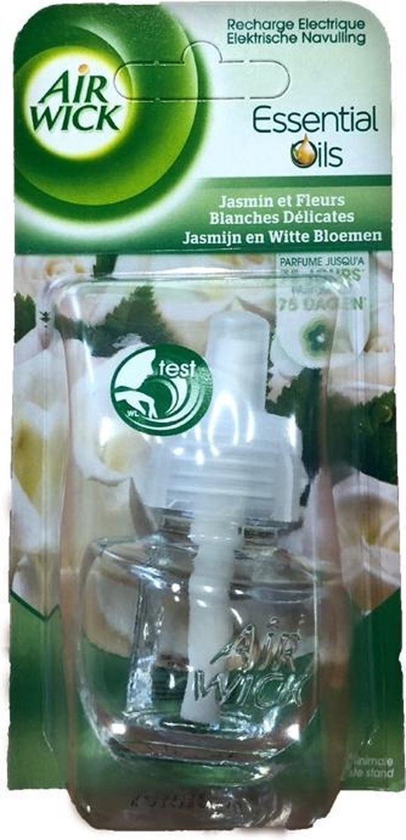 Airwick Jasmine & White Flowers – Komplettverpackung Für Elektrischen Aromadiffusor, 19 Ml