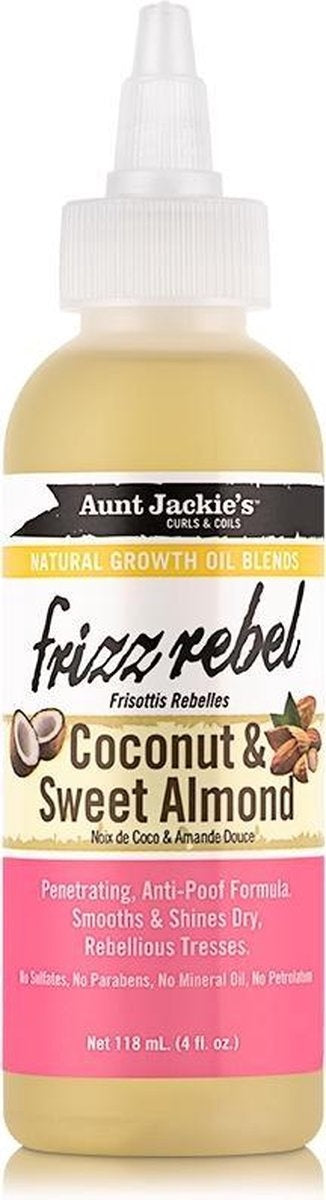 Aunt Jackie's Natural Growth Oil Blends – Frizz Rebel 118 Ml