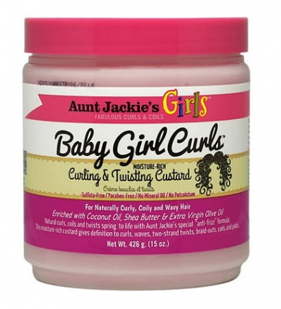 Aunt Jackie's Baby Girl Curling & Twisting Custard 426 Gramm