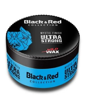 Black & Red Mystic Finish Ultra Strong Haarwachs 150 Ml