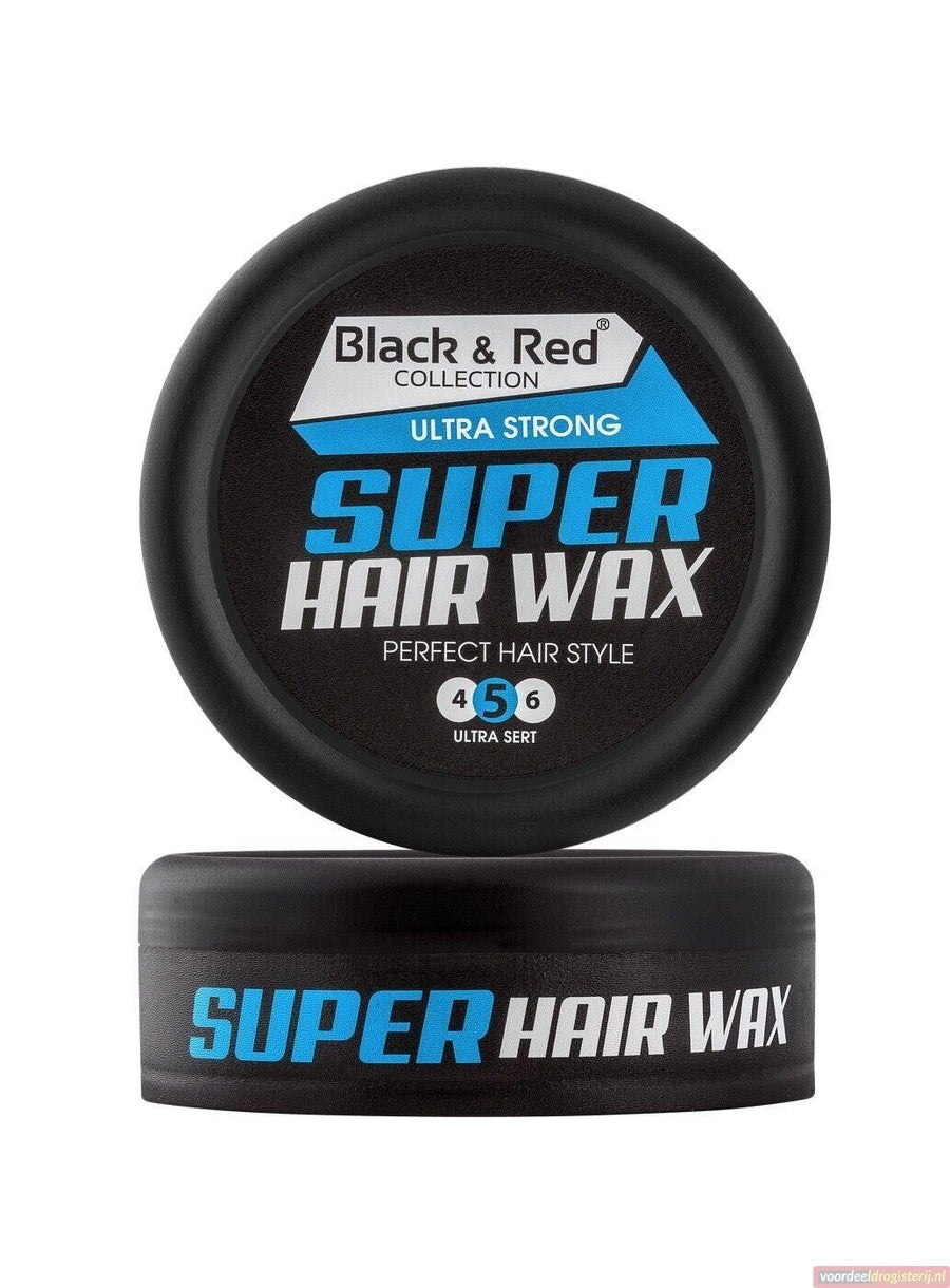 Black & Red Super Haarwachs – Ultrastarker Halt 150 Ml