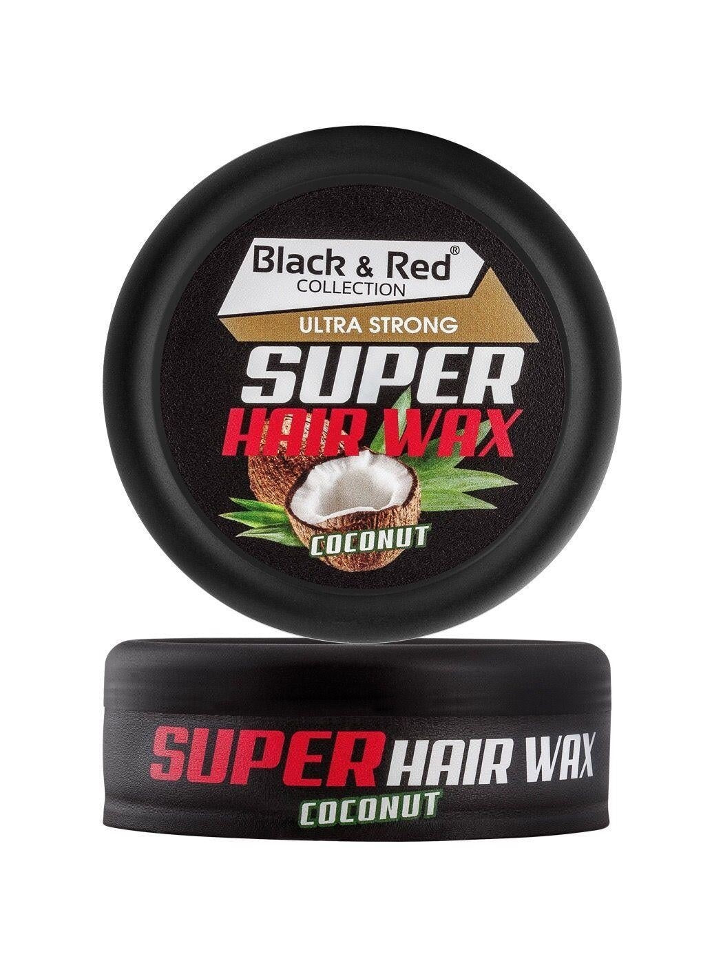 Black & Rotes Wachs – Ultra Strong Coconut 150 Ml