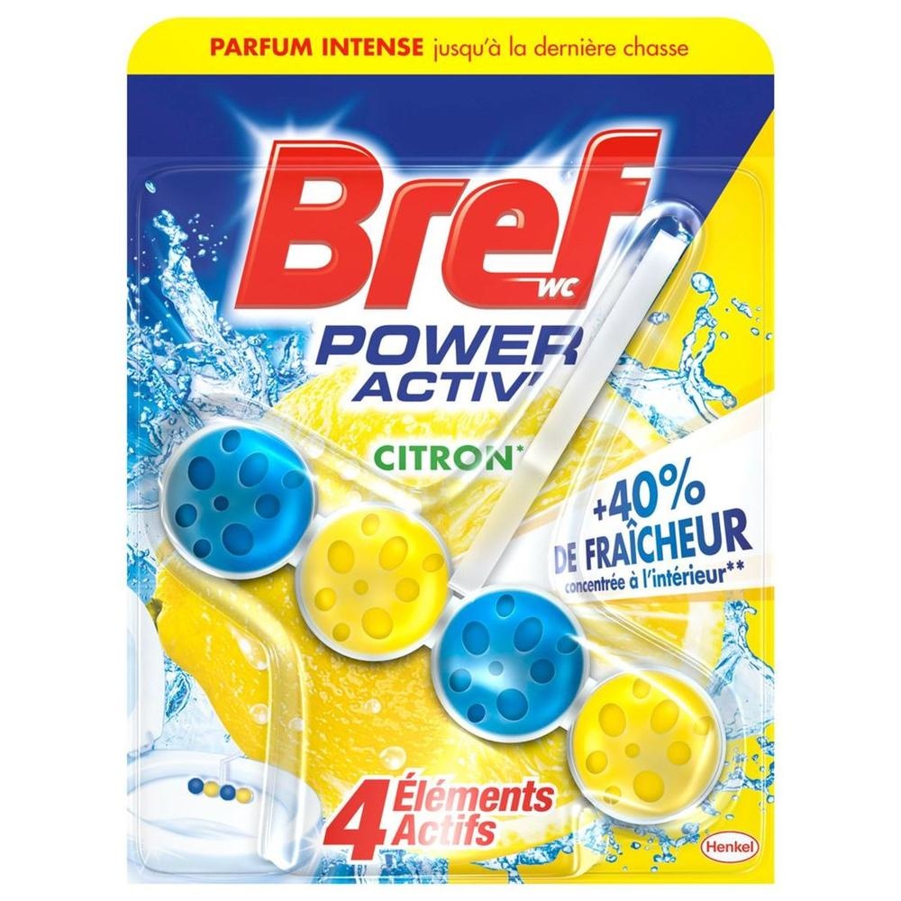 Bref Power Activ Lemon - Toilettenblock 50g