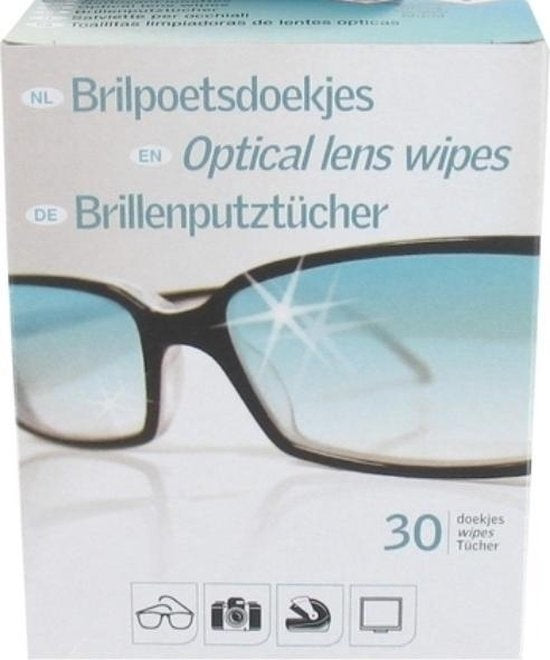 Brilpoetsdoekjes - 30 Stück