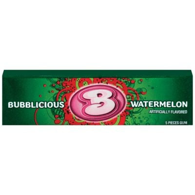 Bubblicious - Wassermelonen-kaugummi 38 Gramm