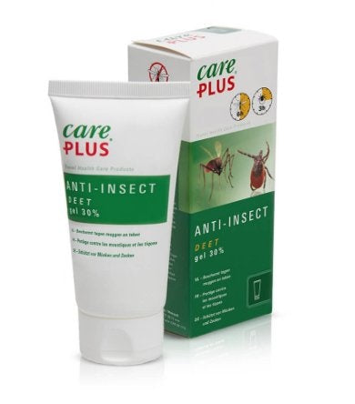 Care Plus A-insekten-deet-gel 30 % – 80 Ml