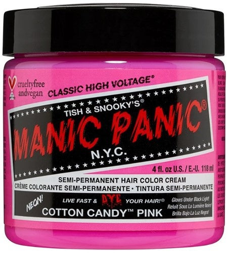 Manic Panic Semi Permanent - Haarfarbe, Zuckerwatte-pink, 118 Ml