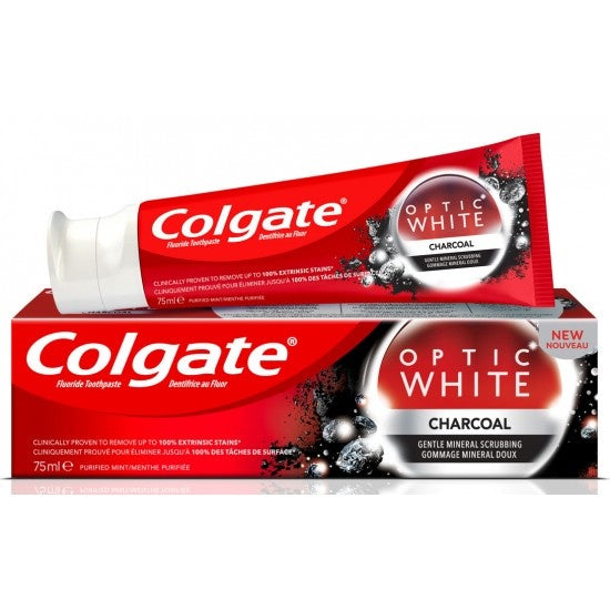 Colgate Zahnpasta 75ml Optic White Charcoal