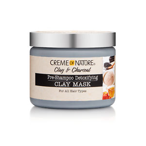 Creme Of Nature Clay & Charcoal - Enttoxic Toning Mask Für Das Shampoo, 326 G