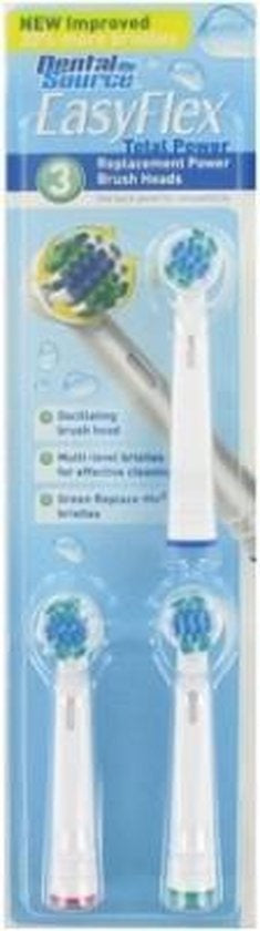 Dental Source Bürstenköpfe – Easy Flex, 3 Stück