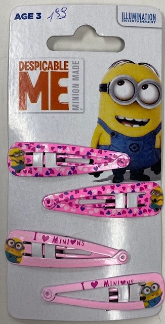 Despicable Me Minion Made - Haarnadel 4 Stück