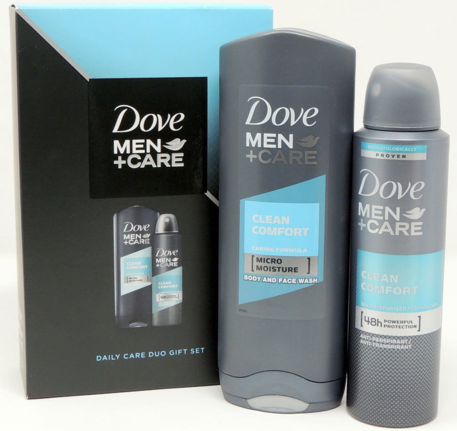 Dove Geschenkset - Men Care Clean Comfort - Dusche + Deospray