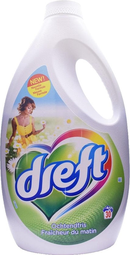 Dreft Morning Fresh – Flüssigwaschmittel, 30 Waschgänge, 1950 Ml