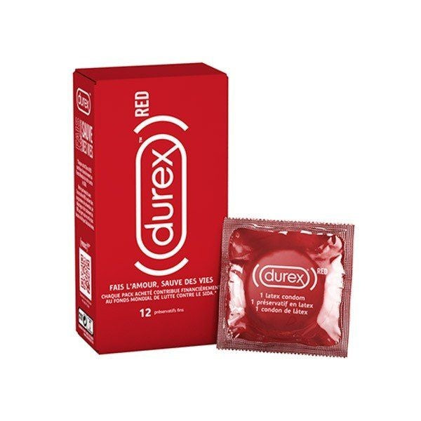 Durex 12er-pack Rot