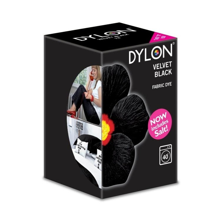 Dylon Samtschwarz – Stofffarbe 350 Gramm