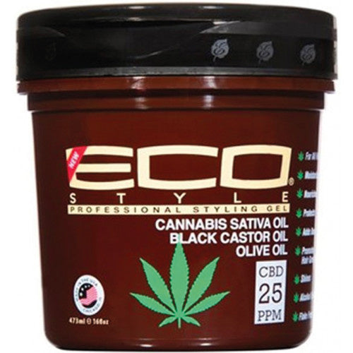 Eco Professionelles Styling-gel – Cannabis-sativa-öl, 473 Ml