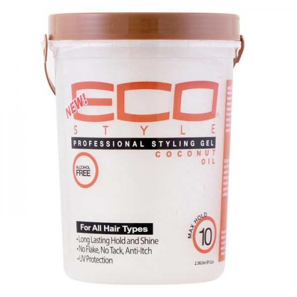 Eco Professionelles Styling Gel - Kokosnussöl 2.360 Liter