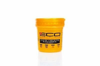 Eco Style Gold Gel – Olivenöl & Sheabutter & Schwarzes Rizinusöl & Leinsamen 236 Ml