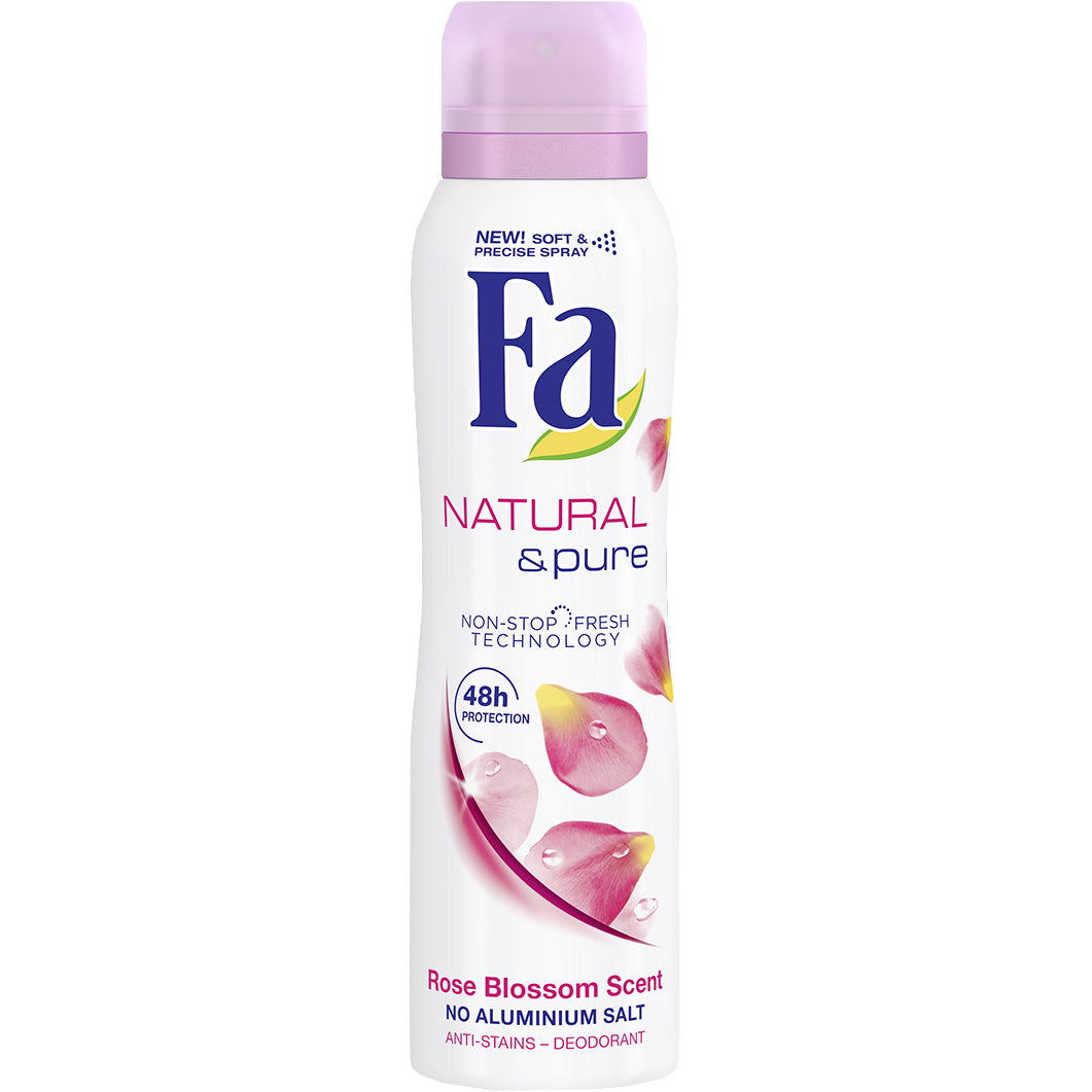 Fa Deospray 150ml Natural&pure Blüte