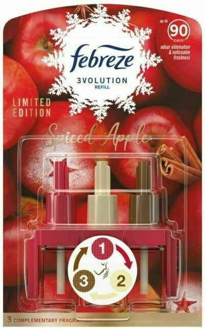 Febreze 3 Volution Spiced Apple – Automatischer Lufterfrischer, Nachfüllpackung, 20 Ml