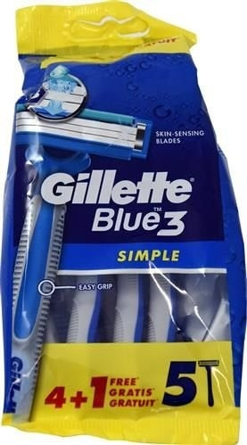 Gillette Blue3 Wegwerfmesser Sensitive 5 Stück