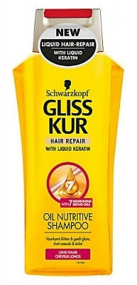 Gliss Kur Shampoo Oil Nutritive Long Hair 250 Ml