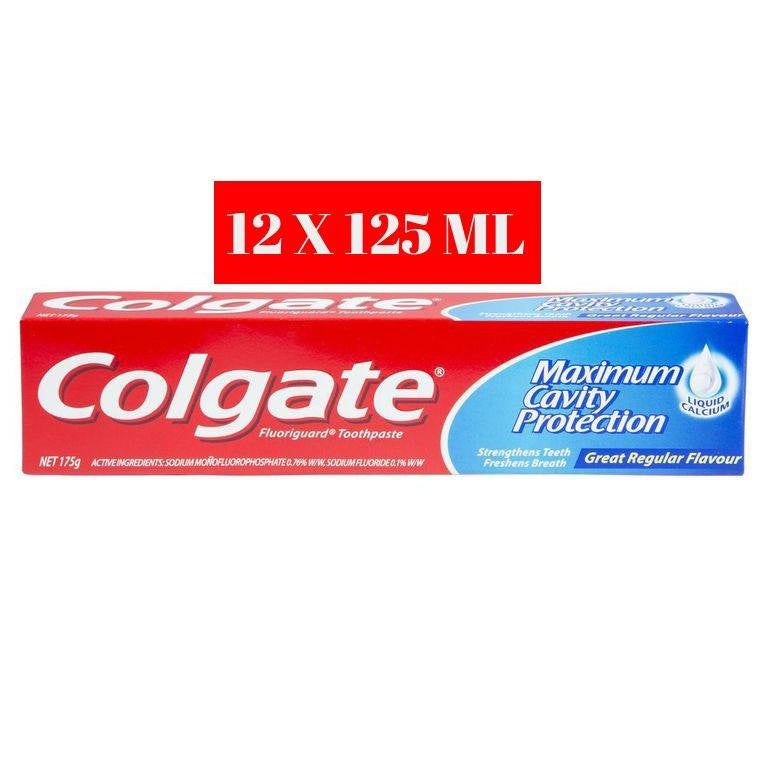 12 X Colgate Zahnpasta Maximaler Hohlraumschutz – 125 Ml