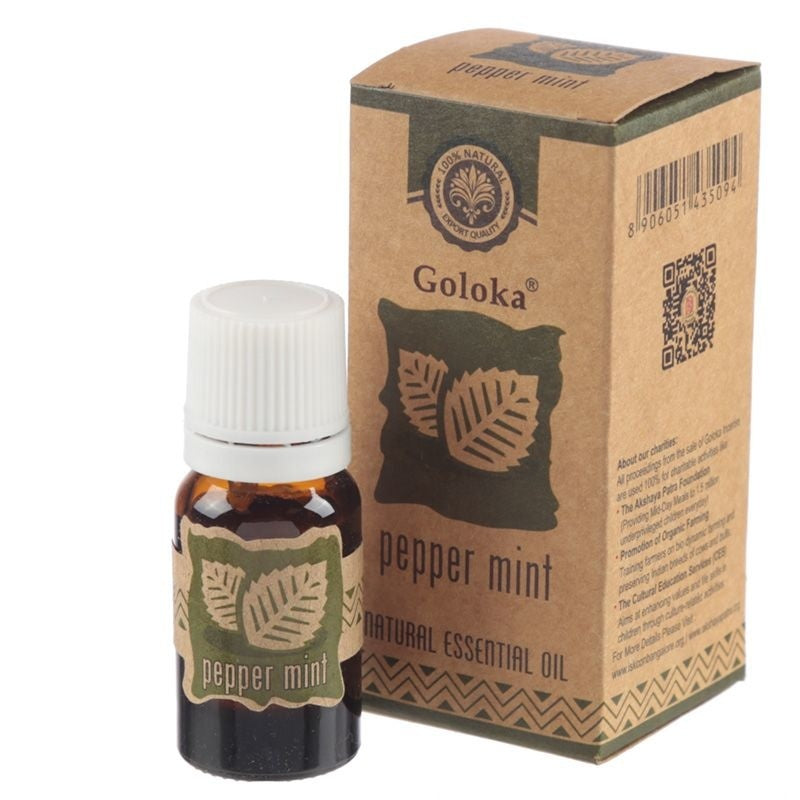 Goloka Natürliches Ätheisches Öl - Pfefferminze 10 Ml