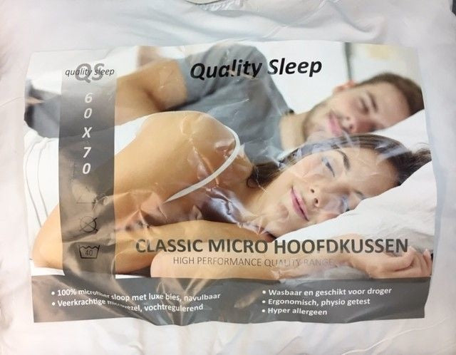 Hoofdkussen Classic Micro 60x70 - 1 Stück