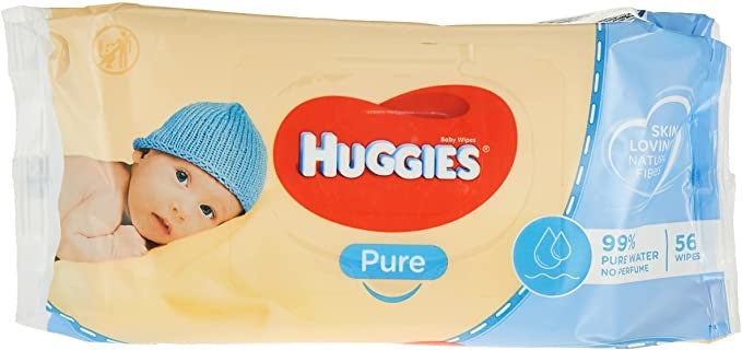 Huggies Pure - Babytücher 56 Stück