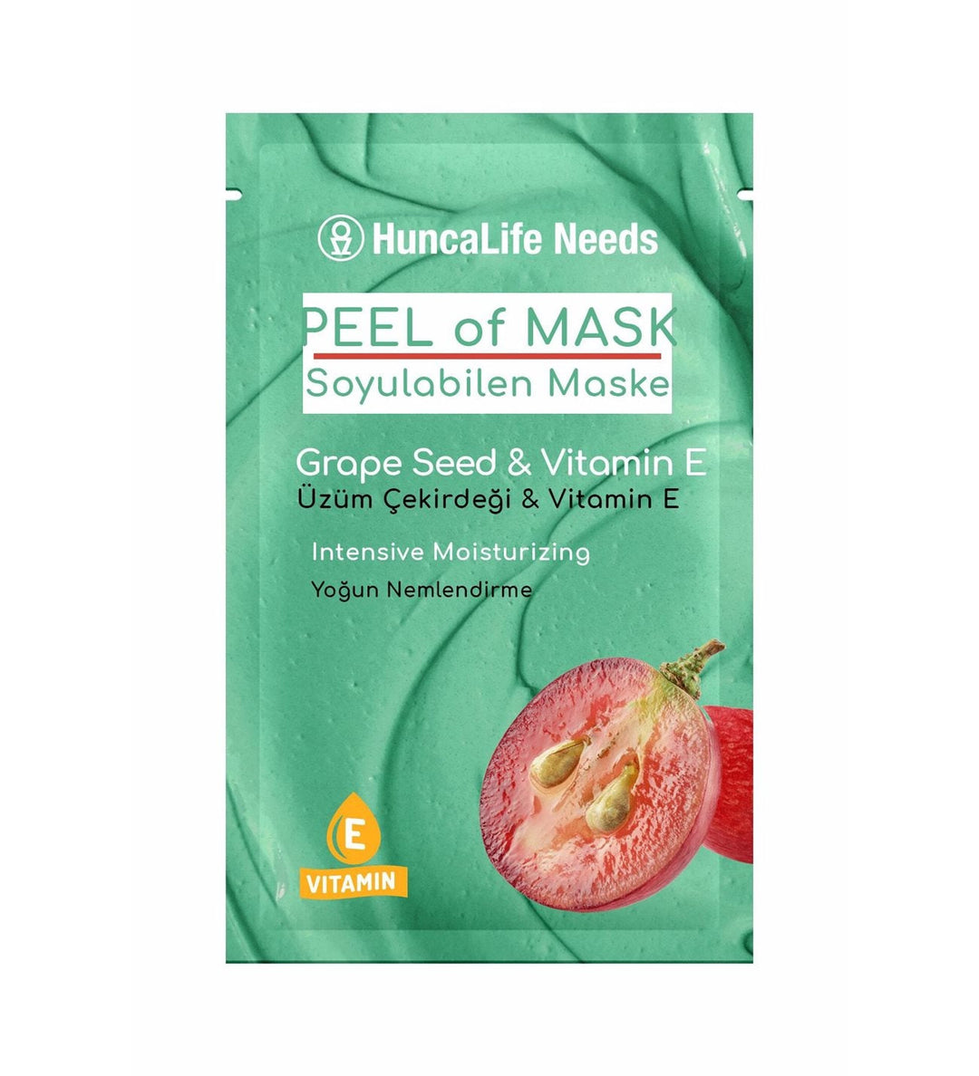 Huncalife Benötigt Traubenkerne Und Vitamin E – Peel-off-maske 10 Ml