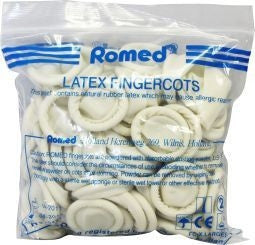 Romed Fingerkondome Latex Xl - 100 Stück