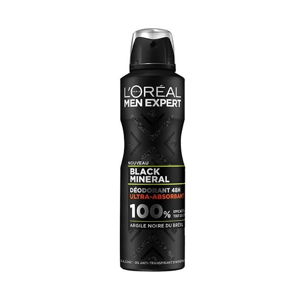L'oreal Men Expert 250 Ml Deo-spray Black Mineral