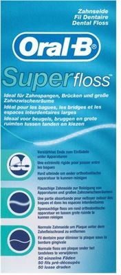 Oral B Floss Super Vorgeschnittene Stränge