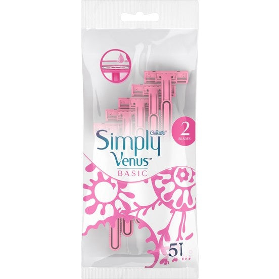 Gillette Simply Venus 2 Basic 5x Rasierer