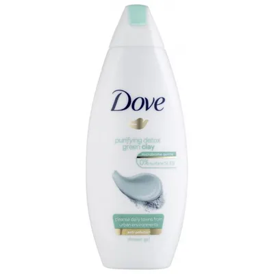 Dove Duschgel 500ml Purif Detox Gr Clay 0%