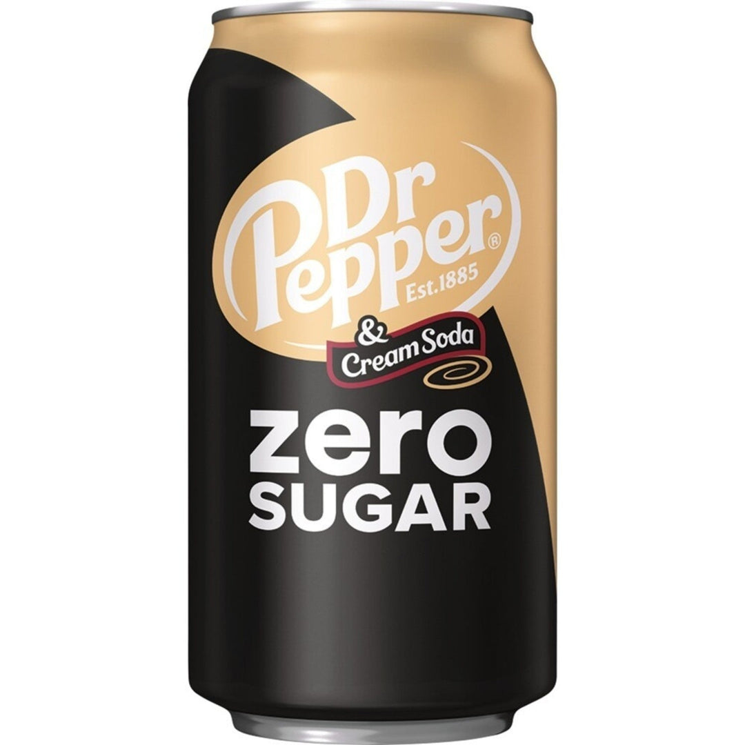 Dr.pepper Zero Sugar Cream Soda – Erfischungsgetränk 355 Ml