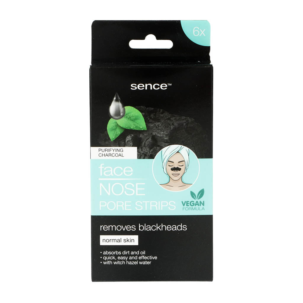 Sence Anzeige Nose Pore Strips Charcoal Normale Haut [