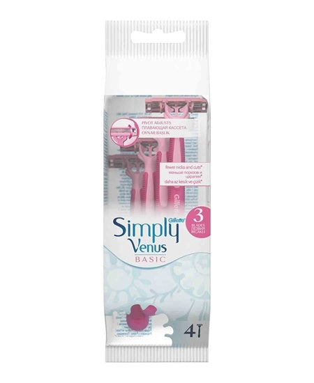 Gillette Simply Venus 3 Basic 4x Rasierer